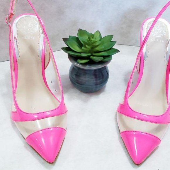 GUESS Women's Chafee Slingback Pumps - Picture 3 of 6